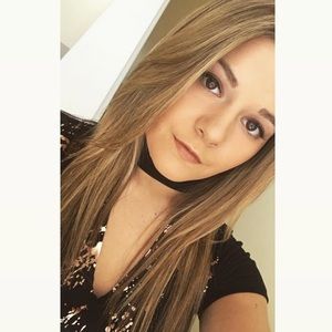 Black splatter painted crop top